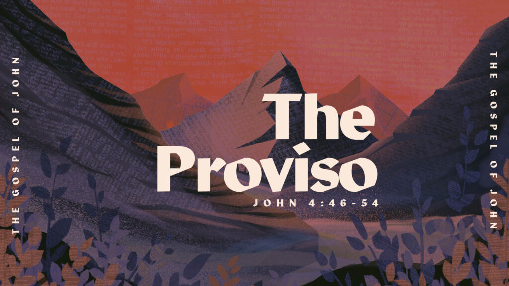 The Proviso